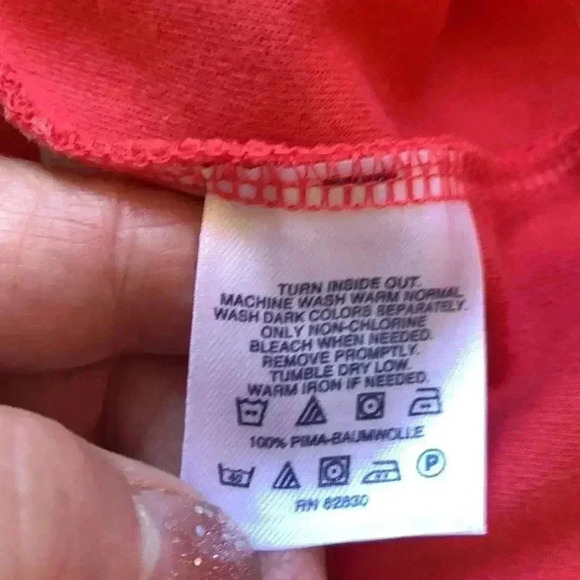 Lands End NWOT Salmon Pink Polo shirt - Picture 4 of 5